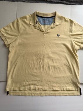 Chaps Men's Yellow Polo Shirt